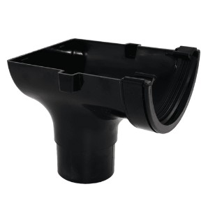 Black Half Round Stopend Outlet