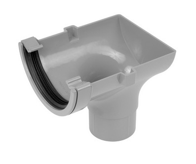 Grey Half Round Stopend Outlet