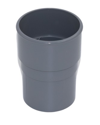 Grey Round Downpipe Socket