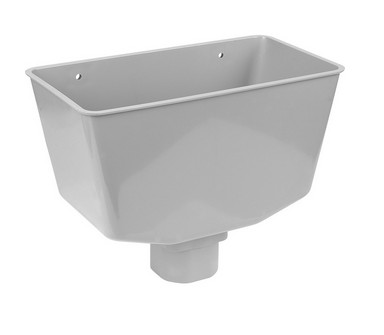 Grey Square Round Hopper