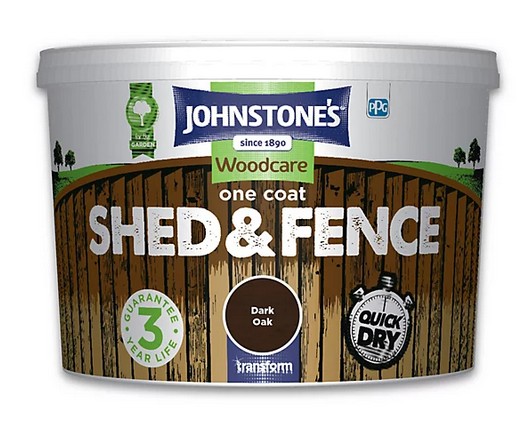 Johnstone's Shed & Fence Paint - Dark Oak