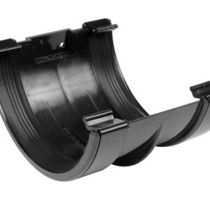 Black Kommercial 150mm GUTTER UNION