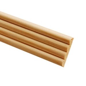 Pine Decorative Reeding Profile - 36x6mm @ 2.4mtrs (DEC6036)