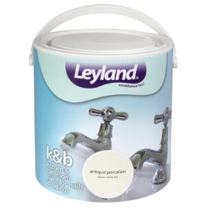 Leyland Kitchen & Bathroom Mid Sheen Paint - 2.5 Litres - Antique Porcelain