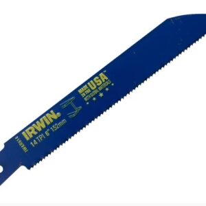 IRWINS Sabre Saw Blade 614R 150mm Metal (Pack of 2)