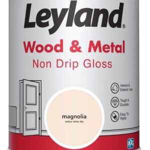 Leyland Non Drip Gloss Paint - 750ml - Magnolia