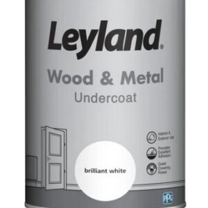 Leyland Undercoat Paint - 1.25 Litres - Brilliant White