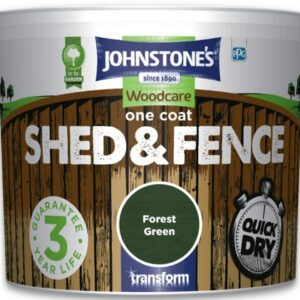 Johnstone’s Shed & Fence Paint – 9 Litres – Forest Green