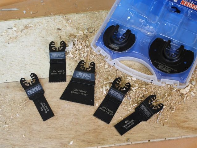 Faithfull 7 Piece Multi-Function Tool Blade Set 2