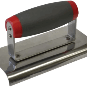 Faithfull Edging Trowel Soft Grip Handle 6 x 3in