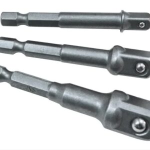 Faithfull Hex to Square Drive Adaptor Set (3 Piece)