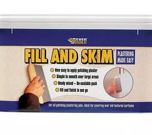 Everbuild Fill & Skim - WHITE - 5 Litre Tub