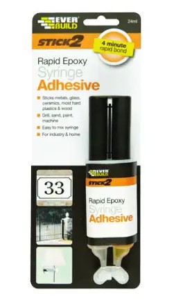 EVERBUILD STICK2® Rapid Epoxy Syringe