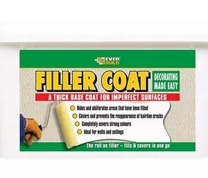 Everbuild Filler Coat - WHITE - 5 Litre Tub