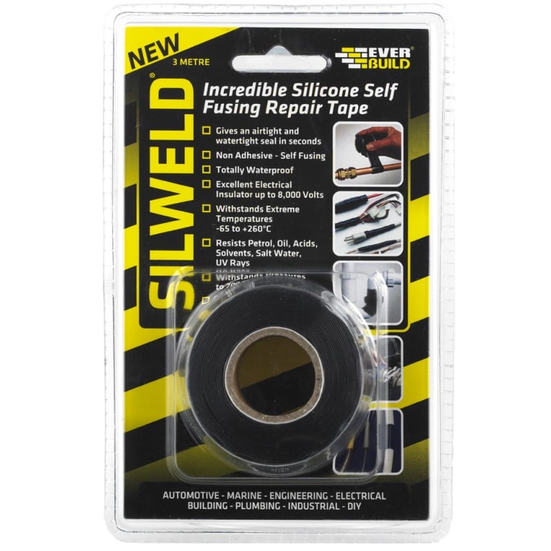 Everbuild Black Silweld Repair Tape