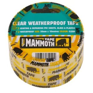 Everbuild Clear Weatherproof Tape - 50mm x 10 Metres