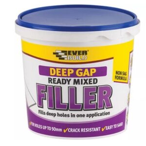 Everbuild Deep Gap Ready Mixed Filler - 1 Litre tub