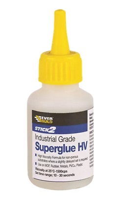 Everbuild Industrial Superglue - High Viscosity