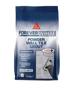 Everbuild Forever Wall Tile Grout - WHITE - 1.2Kg