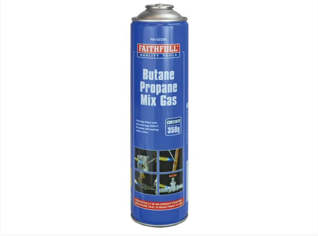 Faithfull Butane Propane Mix Gas Cartridge 350g