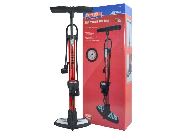 Faithfull High Pressure Hand Pump Max. 160 psi