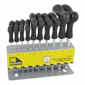 Newsome T-Handled Hex Key Metric Set (10 piece)