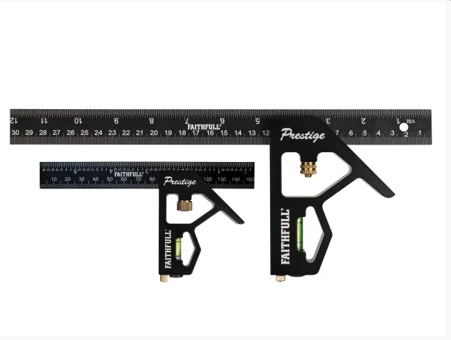 Faithfull Prestige Combination Square Twin Pack