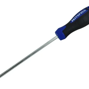 Faithfull Soft Grip Screwdriver Parallel 5.5 x 150mm