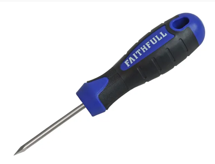 Faithfull Bradawl - Soft-Grip Handle with Square Tip