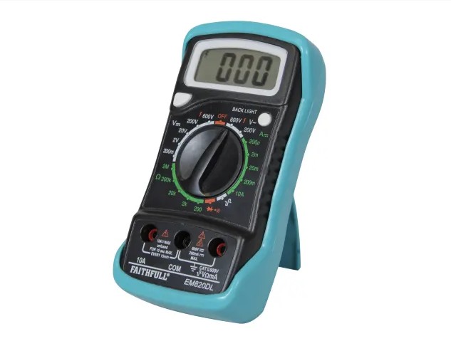 Faithfull Multimeter LCD Display