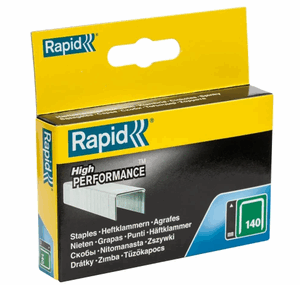 RAPID 140/8 8mm Galvanised Staples (Box of 2000)