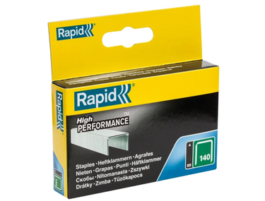 RAPID 140-8 8mm Galvanised Staples (Box of 2000)