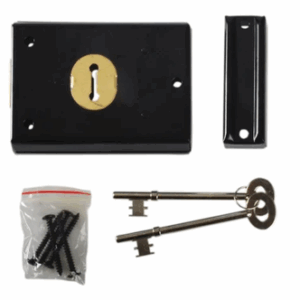 YALE P402 Rim Lock - Black Finish (102mm x 76mm)