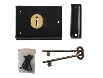 Rim Lock - Black Finish
