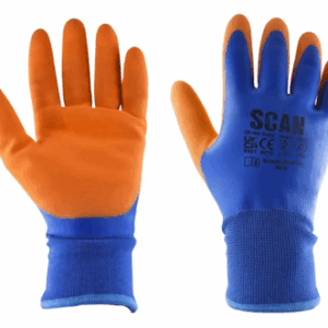 Scan Thermal Waterproof Latex Coated Gloves - EXTRA LARGE (Size 10)