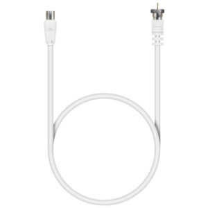 Electrovision F-Plug to M Coax Aerial Lead - 2m
