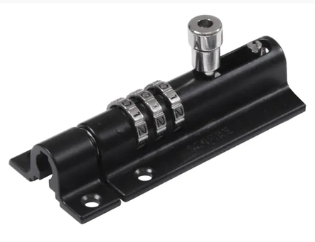 SQUIRE CombiBolt 3 Re-Codable Locking Bolt - 92mm - BLACK 1