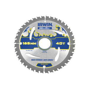 Irwin Circular Saw Blade 165x30mmx40T ATB