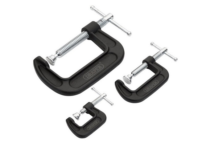 Draper Heavy Duty G-Clamp Set (3 Piece)