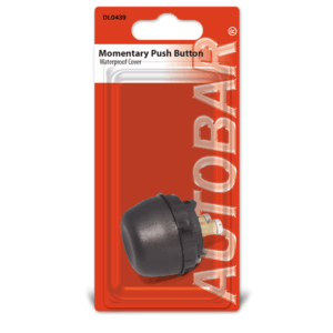 AUTOBAR Black Push Button Momentary Switch Top Wat