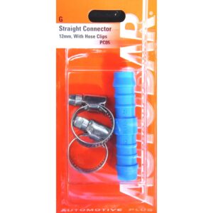 AUTOBAR Straight Connector 12MM (Qty 1)