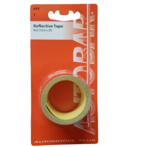 AUTOBAR Reflective Tape Red 25MM X 2M