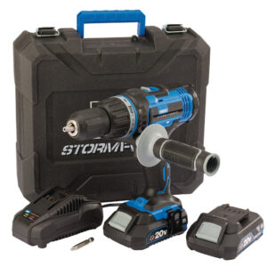 Draper 20V Combi Drill & 2 Batteries