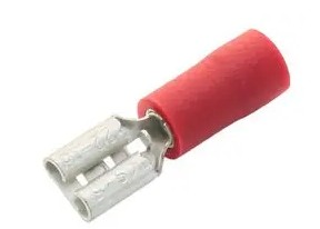 AUTOBAR Female Spades 5 Amp 4.8MM (Pk 4)