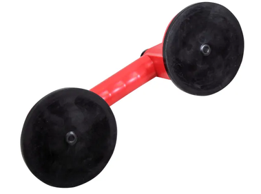 Faithfull Double Pad Suction Lifter 120mm Pads 1