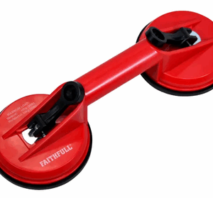 Faithfull Double Pad Suction Lifter 120mm Pads
