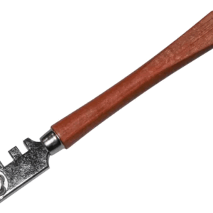 Faithfull Six Wheel Glasscutter Tungsten Carbide - Wood Handle