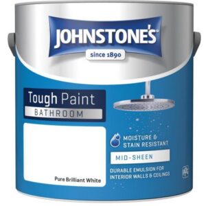 Johnstone's Bathroom Mid Sheen Paint - 2.5 Litres