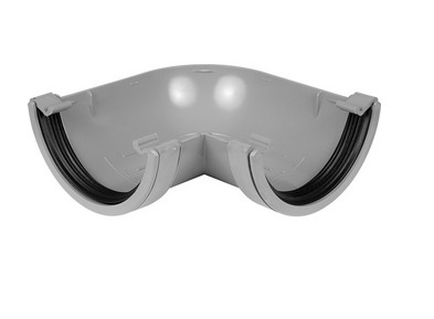 Half Round 90° Angle - Grey