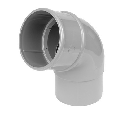 Round 112.5° Offset Bend - Grey